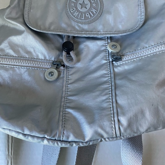 Kipling Backpack Silver - Picture 5 of 15
